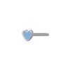 STINE A Jewelry Petit Love Heart ørering 1181-00-BLUE | Øreringe | Sølvsmykker
