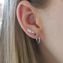 STINE A Jewelry Petit Tinsel ørering 1094-00 | Øreringe | Sølvsmykker