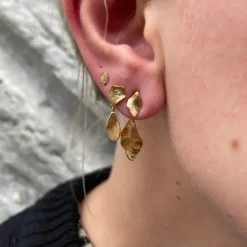 STINE A Jewelry Tout Petit Ile De L'Amour ørering 1254-02 | Øreringe | Forgyldte Sølvsmykker