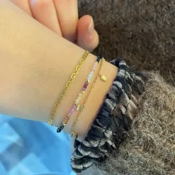 STINE A Jewelry Tout Petit Ile De L'Amour armbånd 3184-02 | Armbånd | Forgyldte Sølvsmykker