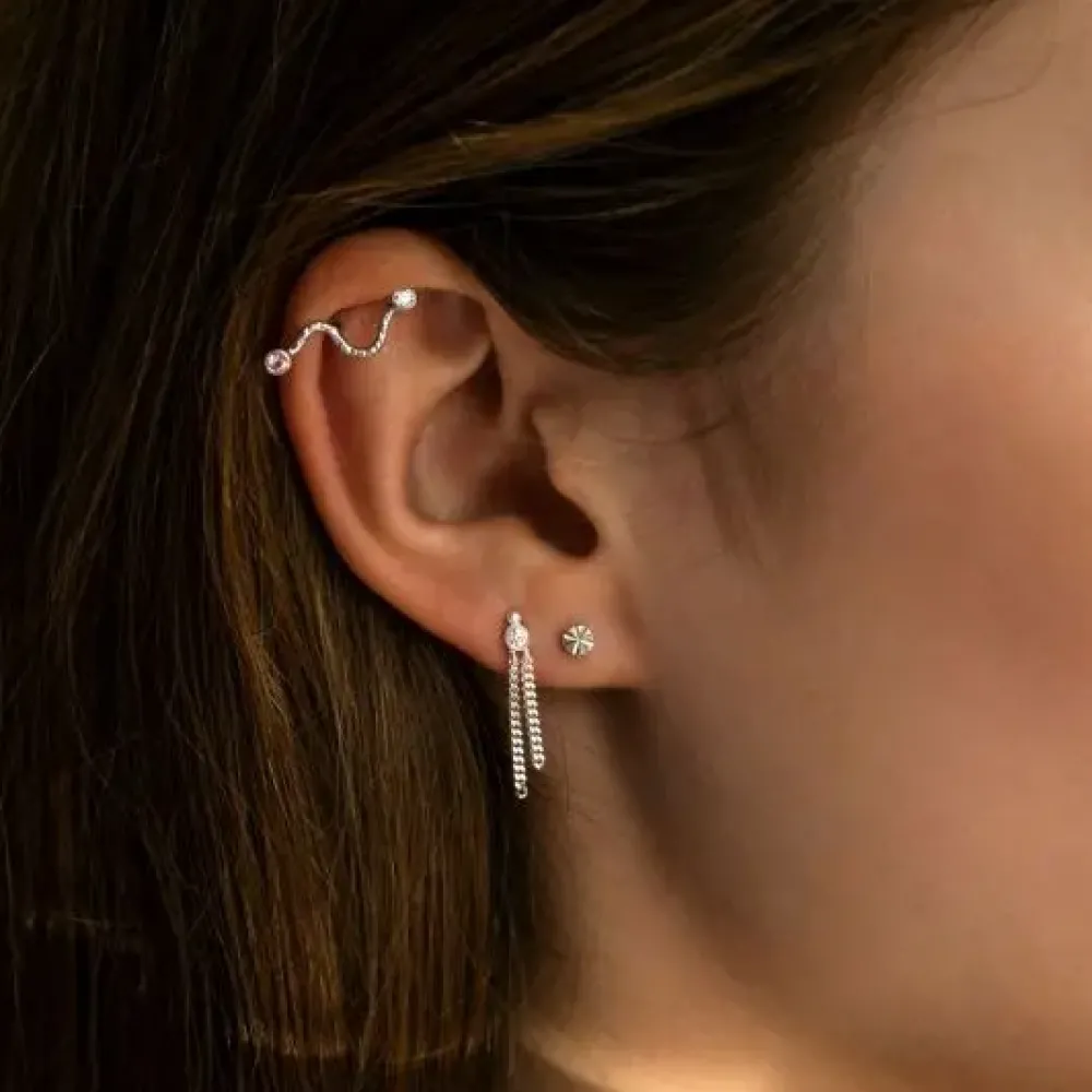 STINE A Jewelry Trés Petit Etoile ørering 1190-00 | Øreringe | Sølvsmykker