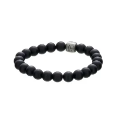 Alexander Lynggaard smykker Alexander Lynggaard ColorUp Onyx Matte 8mm C00060| Herresmykker|Sølvsmykker