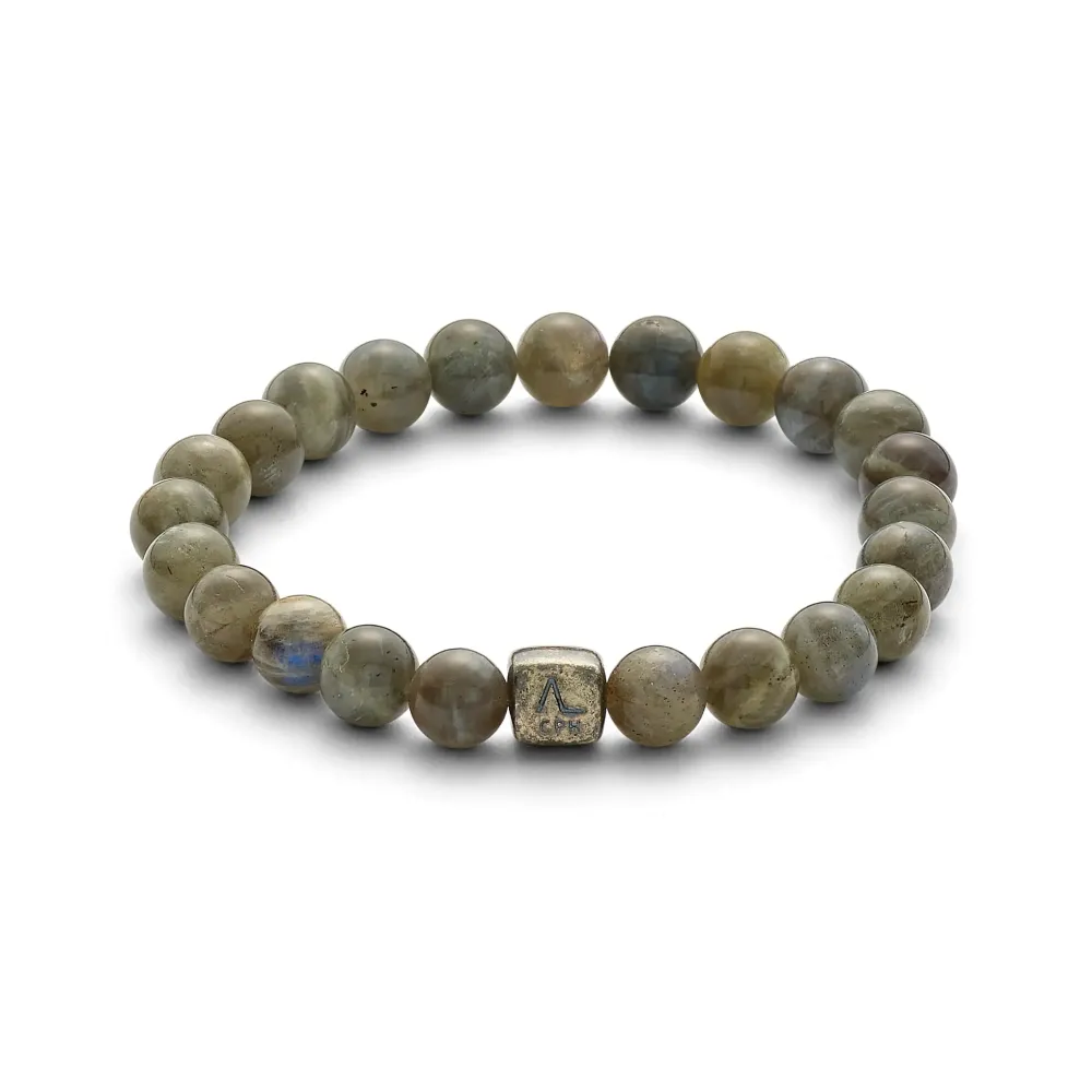 Alexander Lynggaard smykker Alexander Lynggaard ColorUp Labradorite 8mm C00340| Herresmykker|Armbånd