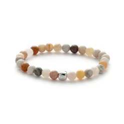 Alexander Lynggaard smykker Alexander Lynggaard ColorUp Bamboo Leaf Agate 6mm C00870| Herresmykker|Armbånd