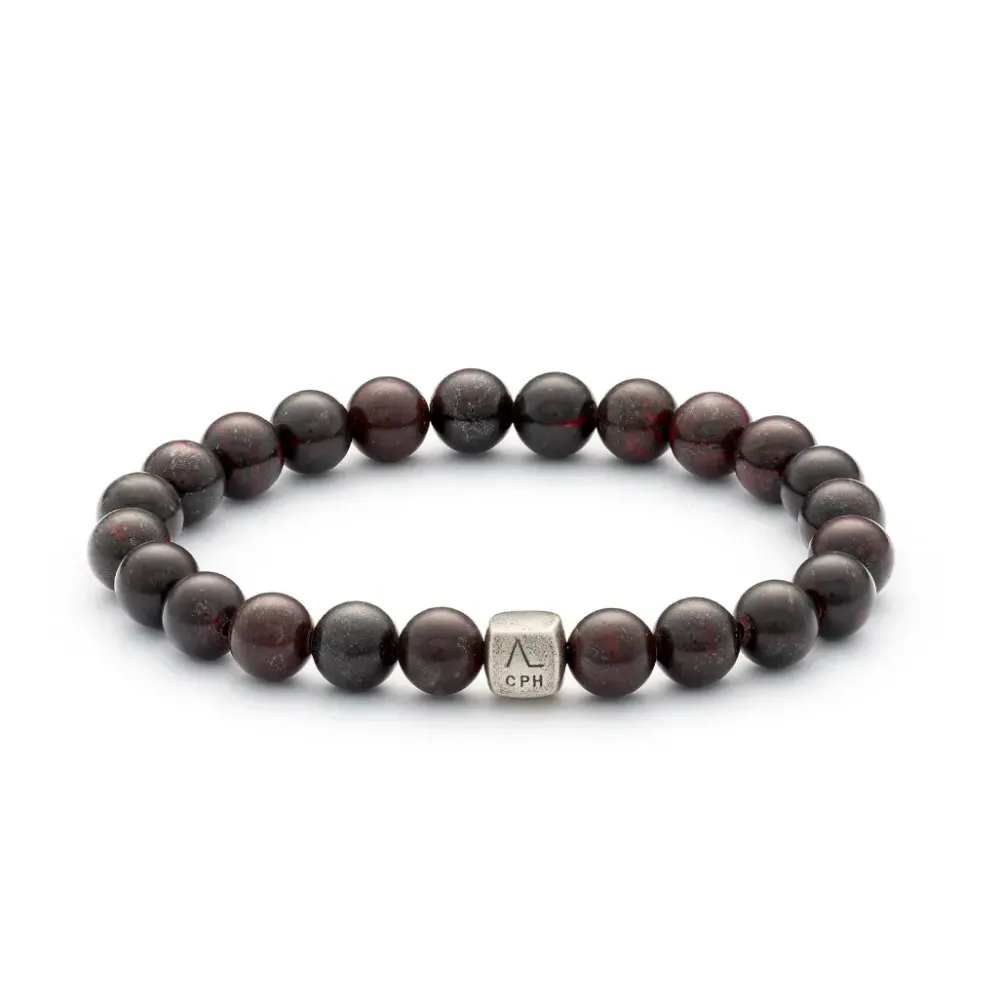 Alexander Lynggaard smykker Alexander Lynggaard ColorUp Bloodstone 8mm C00960| Herresmykker|Armbånd