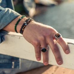 Alexander Lynggaard smykker Alexander Lynggaard Hope Signet Ring Tiger Eye H10030| Herresmykker|Ringe