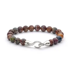 Alexander Lynggaard smykker Alexander Lynggaard Pietersite with Hook 8mm F01100| Herresmykker|Armbånd