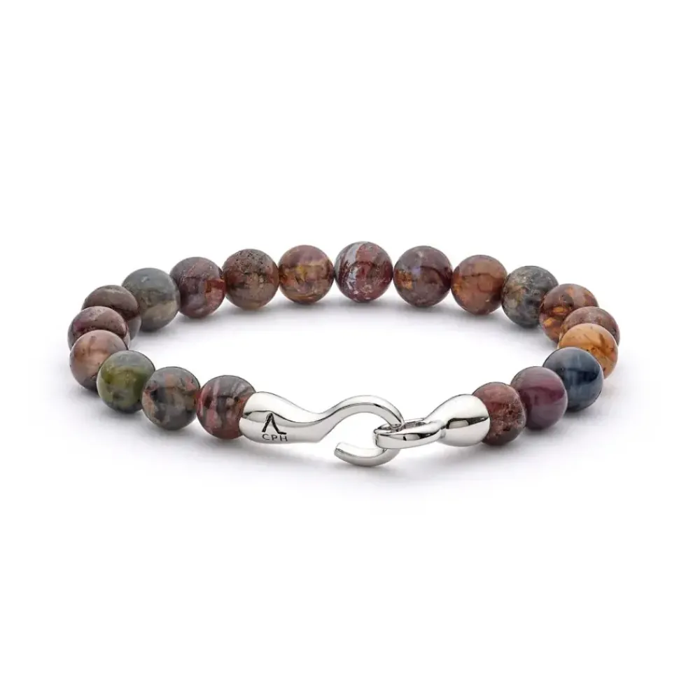 Alexander Lynggaard smykker Alexander Lynggaard Pietersite with Hook 8mm F01100| Herresmykker|Armbånd