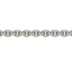 BNH Halskæde 14 kt. Hvidguld Rund Anker 45-50 cm| Guldsmykker|Halskæder