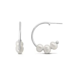 byBiehl smykker ByBiehl Emily Hoops Small øreringe 4-4700WP-R| Sølvsmykker|Øreringe