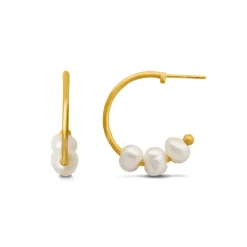 byBiehl smykker ByBiehl Emily Hoops Small øreringe 4-4700WP-GP| Forgyldte Sølvsmykker|Øreringe