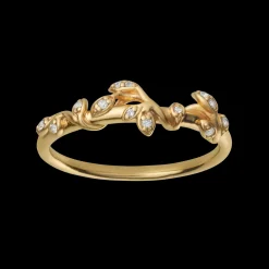 byBiehl smykker ByBiehl Jungle Ivy Sparkle ring 5-3102A-GP| Forgyldte Sølvsmykker|Ringe