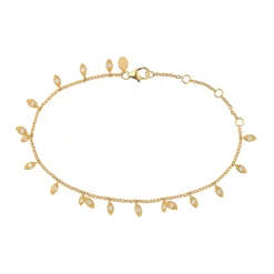 byBiehl smykker ByBiehl Jungle Vine Sparkle armbånd 2-3106A-GP| Forgyldte Sølvsmykker|Armbånd
