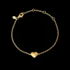 byBiehl smykker ByBiehl Just Love One Heart armbånd 2-4502-GP| Forgyldte Sølvsmykker|Armbånd