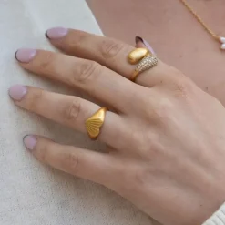 byBiehl smykker ByBiehl Just Love ring 5-4504-GP| Forgyldte Sølvsmykker|Ringe