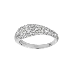 byBiehl smykker ByBiehl Ocean Flow Sparkle ring 5-4202A-R| Sølvsmykker|Ringe