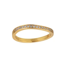 byBiehl smykker ByBiehl Ocean Flow Sparkle Band ring 5-4203A-GP| Forgyldte Sølvsmykker|Ringe