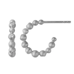 byBiehl smykker ByBiehl Pebbles Hoops Small øreringe 4-3805A-R| Sølvsmykker|Øreringe