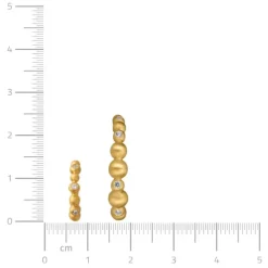 byBiehl smykker ByBiehl Pebbles Hoops Small øreringe 4-3805A-GP| Forgyldte Sølvsmykker|Øreringe