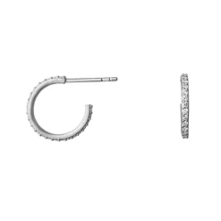 byBiehl smykker ByBiehl Sparkle Hoops Mini øreringe 4-029A-R| Sølvsmykker|Øreringe