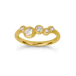 byBiehl smykker ByBiehl Stardust ring 5-4607A-GP| Forgyldte Sølvsmykker|Ringe