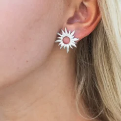 byBiehl smykker ByBiehl Sun Wild øreringe 4-4802-R| Sølvsmykker|Øreringe
