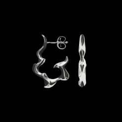 Camille Brinch smykker Camille Brinch Mellem Infinity Flames Hoops øreringe MIFLH| Sølvsmykker|Øreringe