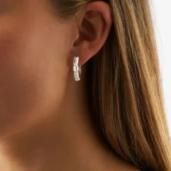 Camille Brinch smykker Camille Brinch Store Looped Silicium Hoops øreringe SLSH| Sølvsmykker|Øreringe