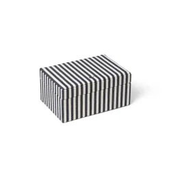 DAY ET Medium Striped Cotton Jewellery Box 325249085204004| Smykkeskrin