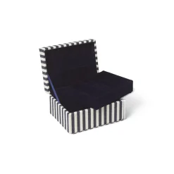 DAY ET Small Striped Cotton Jewellery Box 325249085104004| Smykkeskrin