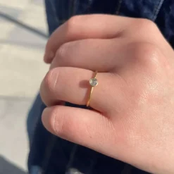 Dulong Cabochon Mini ring CAB3-A0922| Guldsmykker|Ringe
