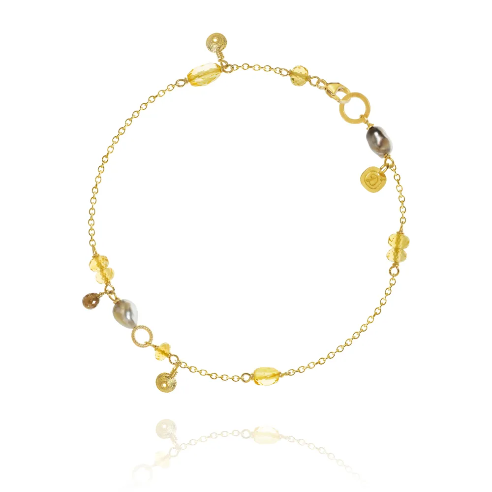Dulong smykker Dulong Piccolo Golden Desert armbånd PIC4-A1116| Guldsmykker|Armbånd