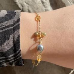 Dulong smykker Dulong Piccolo Golden Desert armbånd PIC4-A1116| Guldsmykker|Armbånd