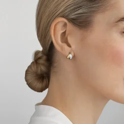 Georg Jensen Curve øreringe 10017501| Guldsmykker|Øreringe