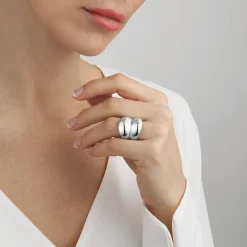 Georg Jensen Curve ring 20000023| Ringe|Sølvsmykker