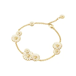 Georg Jensen Daisy armbånd 20001667| Forgyldte Sølvsmykker|Armbånd