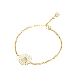 Georg Jensen Daisy armbånd 20001669| Forgyldte Sølvsmykker|Armbånd