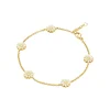 Georg Jensen Daisy armbånd 20001724| Forgyldte Sølvsmykker|Armbånd