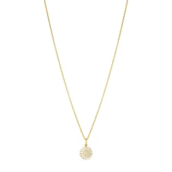 Georg Jensen Daisy halskæde 20001718| Forgyldte Sølvsmykker|Halskæder