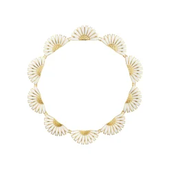 Georg Jensen Daisy halskæde 20001554| Forgyldte Sølvsmykker|Halskæder