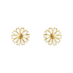 Georg Jensen Daisy øreringe 20001719| Forgyldte Sølvsmykker|Øreringe