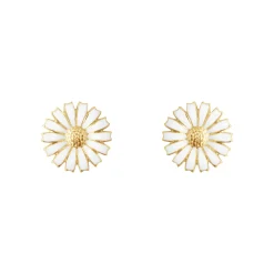 Georg Jensen Daisy øreringe 20001720| Forgyldte Sølvsmykker|Øreringe