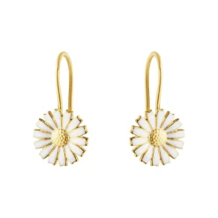 Georg Jensen Daisy øreringe 20001723| Forgyldte Sølvsmykker|Øreringe