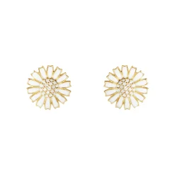 Georg Jensen Daisy øreringe 20001726| Forgyldte Sølvsmykker|Øreringe