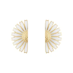 Georg Jensen Daisy øreringe 20001551| Forgyldte Sølvsmykker|Øreringe
