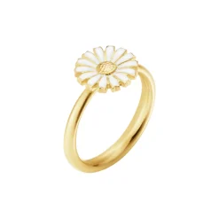 Georg Jensen Daisy ring 20001721| Forgyldte Sølvsmykker|Ringe