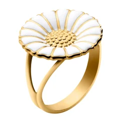 Georg Jensen Daisy ring 18 mm 20000313| Ringe|Forgyldte Sølvsmykker