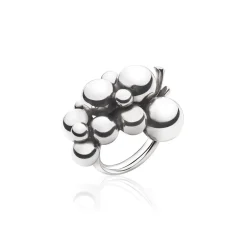 Georg Jensen Moonlight Grapes ring, stor 20000334| Sølvsmykker|Ringe