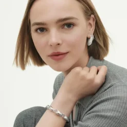 Georg Jensen Reflect ørering 20001657| Sølvsmykker|Øreringe