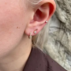 Georg Jensen Signature ørering 20001304| Guldsmykker|Øreringe